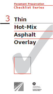 Thin Hot-Mix Asphalt Checklist